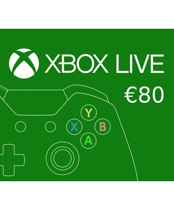 XBOX Live €80 Prepaid Card Xbox Series X|S Key EUROPE